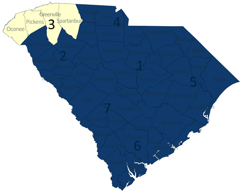 SCDOT County Offices: district and county directory information