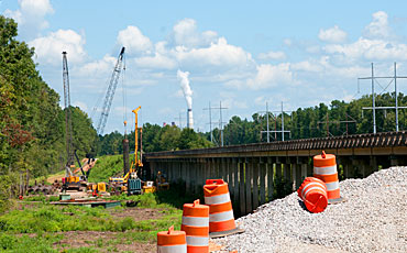 image of bridge construction