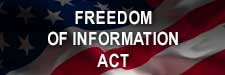 Photo of an American flag representing Freedom Information Act button