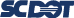 Small blue SCDOT logo