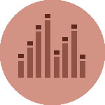icon of a data chart